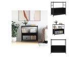 Vidaxl Libreria Nera 80X30X78,5 Cm Materiale A Base Di Legno E Ferro - Librerie & Librerie