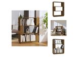 Vidaxl Libreria/Divisorio Per Camera Marrone Miele 80X25X101 Cm In Legno Massiccio - Librerie E Scaffalature