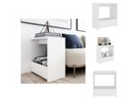 Vidaxl Tavolino Bianco 50X26X50 Cm In Legno - Tavolini
