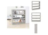 Vidaxl Libreria/Divisorio Grigio Cemento 100X30X103 Cm - Librerie E Scaffalature
