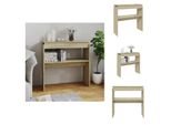 Vidaxl Consolle Rovere Sonoma 80X30X80 Cm Materiale A Base Di Legno - Tavoli Laterali