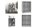 Vidaxl Scaffale Grigio Sonoma 60X24X74,5 Cm Materiale A Base Di Legno - Scaffale - Librerie - Libreria - Mensola