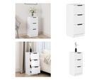 Vidaxl Credenza Bianca 30X30X70 Cm Materiale A Base Di Legno - Credenza - Credenza - Credenza - Credenza - Madia