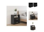 Vidaxl Comodini 2 Pezzi Nero 50X32X60 Cm - Comodini