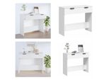 Vidaxl Tavolo Consolle Bianco 90X36X75 Cm In Legno - Tavolo Consolle - Tavoli Consolle - Tavolo - Tavolo Da Corridoio