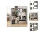 Vidaxl Libreria/Divisorio Per Ambienti Grigio Cemento 105X24X102 Cm - Divisorio Per Ambienti
