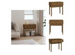 Vidaxl Consolle Marrone Miele 76,5X40X75 Cm In Legno Di Pino Massiccio - Tavoli Laterali