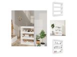 Vidaxl Libreria/Divisorio Bianco 80X30X103 Cm In Legno - Librerie E Scaffali