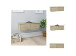 Vidaxl Scaffale A Parete In Rovere Sonoma 60X26X18,5 Cm Materiale A Base Di Legno - Scaffali A Parete
