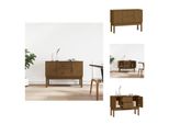 Vidaxl Credenza Marrone Miele 110X40X78 Cm Pino Massiccio - Credenze