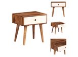 Vidaxl Comodino 45 X 30 X 45 Cm In Legno Massiccio - Comodini