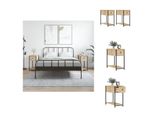 Vidaxl Comodini 2 Pezzi Rovere Sonoma 30X60X60 Cm Materiale A Base Di Legno - Comodini