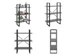 Vidaxl Libreria Grigio 80X30X105 Cm Materiale A Base Di Legno - Libreria - Librerie - Libreria - Librerie