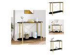 Vidaxl Consolle Nera 110X38X75 Cm In Materiale Ligneo - Tavolini