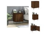 Vidaxl Comodino Marrone Effetto Rovere 40X30X50 Cm Materiale Legno - Comodini