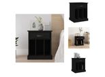 Vidaxl Comodino Nero 43X36X50 Cm - Comodini