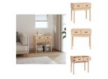 Vidaxl Tavolino 76,5X40X75 Cm In Legno Di Pino Massiccio - Tavolini