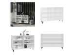 Vidaxl Credenza Bianca Lucida 103,5X35X70 Cm In Legno - Credenza - Credenze - Armadi - Credenze