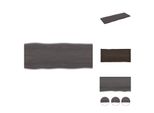 Vidaxl Piano Da Tavolo 100X40X(2-4) Cm In Legno Massiccio Trattato Bordo Albero - Piani Da Tavolo