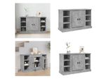 Vidaxl Credenza Grigio Cemento 100X35,5X60 Cm In Legno - Credenza - Credenza - Armadio - Armadio Portaoggetti