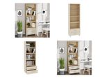 Vidaxl Credenza Hamar Honigbraun 60X35X180 Cm Massivholz Kiefer - Credenza - Credenze - Credenza Holz - Credenza Massivholz