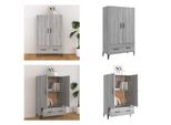 Vidaxl Credenza Grigio Sonoma 70X31X115 Cm Materiale A Base Di Legno - Credenza - Credenza - Madia - Armadio
