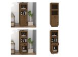 Vidaxl Credenza Honigbraun 34X40X108,5 Cm Massivholz Kiefer - Credenza - Credenze - Credenza Holz - Credenza