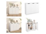 Vidaxl Credenza Bianca 90,5X30X70 Cm Materiale A Base Di Legno - Credenza - Credenza - Armadio - Armadio Portaoggetti