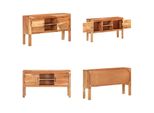 Vidaxl Credenza 116X30X66 Cm In Legno Massello Di Acacia - Credenza - Credenze - Credenza Di Legno - Credenze Di Legno