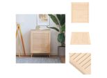 Vidaxl Armadio A Battente Design 69X59,4 Cm In Legno Massiccio Di Pino - Porte Per Armadi