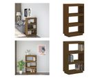 Vidaxl Scaffale/Divisorio Per Ambienti Marrone Miele 60X35X103 Pino Massiccio - Scaffale - Librerie - Scaffale In Legno - Divisorio Per Ambienti