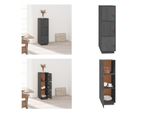 Vidaxl Credenza Grau 34X40X108,5 Cm Massivholz Kiefer - Credenza - Credenze - Credenza - Schrank