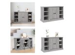 Vidaxl Credenza Grigio Sonoma 100X35,5X60 Cm Materiale A Base Di Legno - Credenza - Credenze - Armadio - Armadio Portaoggetti