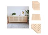 Vidaxl Ante Dell'armadio A Persiana 4 Pezzi 61,5X49,4 Cm In Legno Massiccio - Ante Dell'armadio