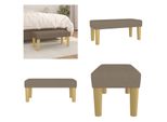 Vidaxl Panca Taupe 70X30X30 Cm In Tessuto - Panca - Panca - Panca Per Corridoio