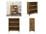 Vidaxl Credenza In Rovere Fumé 69,5X32,5X90 Cm - Credenza - Credenze - Armadio - Armadio Portaoggetti