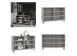 Vidaxl Credenza Grigio Cemento 103,5X35X70 Cm Materiale A Base Di Legno - Credenza - Credenze - Armadi - Credenze