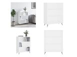 Vidaxl Libreria Bianca 69,5X32,5X90 Cm Materiale A Base Di Legno - Libreria - Scaffali Per Libri - Contenitore Per Libri - Armadio Portaoggetti