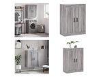 Vidaxl Armadio A Muro Grigio Sonoma 69,5X34X90 Cm Materiale Legno - Armadio A Muro - Armadio A Muro - Armadio - Armadio Portaoggetti