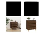 Vidaxl Credenza Look Rovere Marrone 60X35X70 Cm In Legno - Credenza - Credenza - Armadio - Armadio Portaoggetti