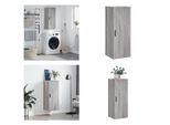 Vidaxl Armadio A Muro Grigio Sonoma 34,5X34X90 Cm - Armadio A Muro - Armadio A Muro - Armadio - Armadio Portaoggetti