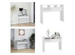 Vidaxl Consolle Bianco Lucido 105X30X80 Cm In Legno - Consolle - Tavolini - Tavoli Laterali - Tavoli Laterali