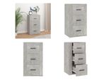 Vidaxl Credenza Grigio Cemento 40X33X70 Cm In Legno - Credenza - Credenza - Armadio - Armadio Portaoggetti