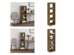 Vidaxl Libreria Divisoria 40X30X135,5 Cm In Pino Massiccio - Libreria - Librerie - Libreria - Librerie