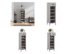 Vidaxl Scarpiera Grigio Sonoma 30X35X105 Cm Materiale A Base Di Legno - Scarpiera - Armadietti Per Scarpe - Contenitore Per Scarpe - Organizzatore Per Scarpe