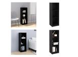 Vidaxl Libreria/Divisorio Nero 36X33X110 Cm In Pino Massiccio - Libreria - Librerie - Libreria In Legno - Divisorio Per Ambienti