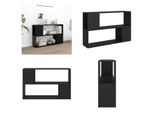 Vidaxl Libreria Nera 100X24X63 Cm Materiale A Base Di Legno - Libreria - Librerie - Libreria - Librerie
