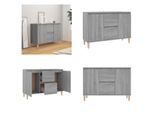 Vidaxl Credenza Grigio Sonoma Rovere 103,5X35X70 Cm Materiale A Base Di Legno - Credenza - Credenze - Mobile - Mobile Credenza
