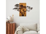 Wallity, Albero Di Acacia - 387-A, Decorazione Da Parete, Multicolore, Metallo, 90 X 58 X 3 Cm