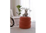 Hanah Home, Boum - Vermiglio, Pouf, Corallo, 40 X 40 X 40 Cm
